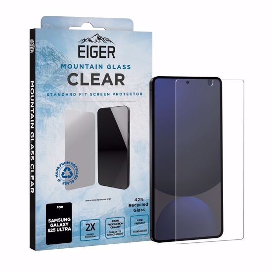 Picture of Eiger Eiger Mountain Glass CLEAR Screen Protector GRS for Samsung S25 Ultra